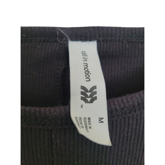 All In Motion Black Twist Front Longsleeve Yoga Top Size Medium - Picture 3 of 5